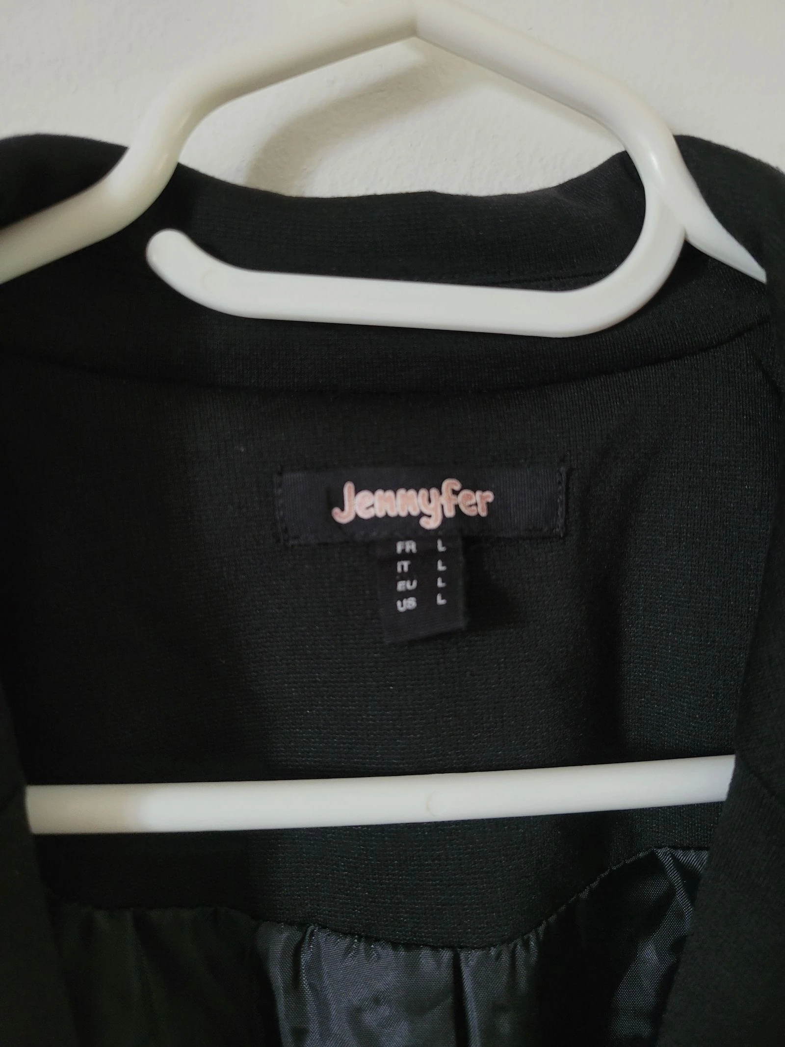 Blazer preto Jennyfer Tokyo Dreams bordado + paetê – Tamanho G – photo 3